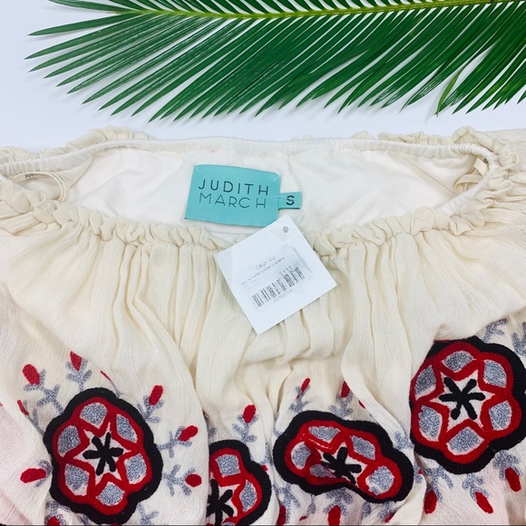 Judith March | Red Maxi Ruffle Bodice & Embro - Picture 2 of 6